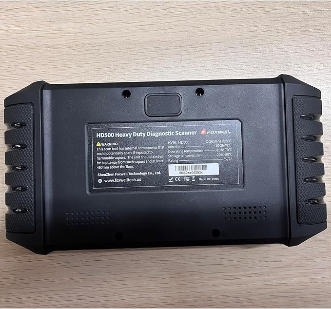 FOXWELL HD500 Heavy Duty Truck Scanner - Diesel Scanner with DPF Regen/Injector Cutoff/Limit Setting, Full System Diesel