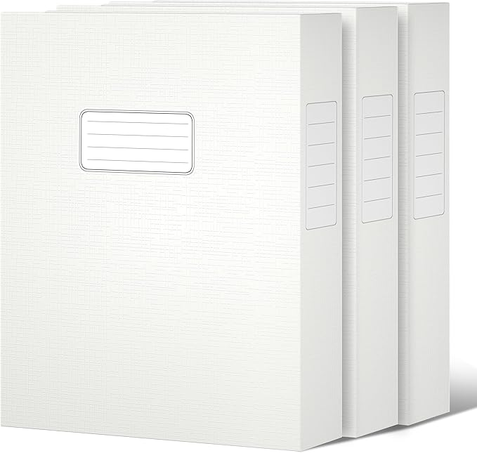JiaWei A4 Storage File Boxes Document File Folder Vertical File Folders Organizer with Lids Letter Size 9.4×1.5×12.5 Inches A
