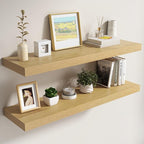 Dreamland 40 Inch Floating Shelves for Wall,8 Inch Deep Floating Shelves,40" W x 8" D Wall Shelves for Bedroom,Living Room, K