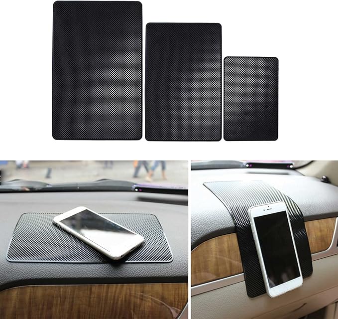 Car Anti-Slip Dashboard Pad Non-Slip Silicone Mat Phone for Key Holder Pads Mat for Keys Sticky Mats, 20x40cm