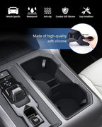 Cup Holder Inserts for Toyota Rav4 2026 Accessories, Non-Slip Silicone Center Console Protector Organizer to Prevent Spills & Scratches for Rav4 Interior Accessories