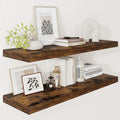 Vivelove 12" Deep Floating Shelves for Wall 36" Long, Wall Shelves for Bedroom Living Room Bathroom Kitchen Laundry Room, Far