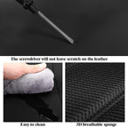 Seat Covers, Car Seat Covers Front Seats, Leather 3D Foam Back Support Car Seat Cover, Air Mesh Automotive Seat Covers, Airba
