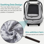 Waterproof Baby Car Seat Cover，YVMVDV Patented Cold Weather Carseat Cover for Babies,Infant Car Seat Cover Canopy for Boy Gir