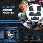 Nilight TPE Floor Mats for Ford Explorer 6 Seats 2020 2021 2022 2023 2024 2025 2026,All Weather Custom Fit Heavy Duty Floor Liners