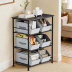 Homsorout Large Closet Storage Cubes - Closet Storage Bins with Dual Handles for Clothes, Towels, Toys, Shelf Organizer Bins 