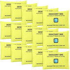 15 Pack 200 g Rechargeable Desiccant Packs Silica Gel Desiccant Moisture Absorbing Bag for Storage Reusable Car