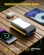 Jump Starter: 7000A Portable Car Battery-Jumper for All Gas or up to 12L Diesel, 3 in 1 Multi-Function 12V Auto Battery