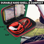 Car Roadside Emergency Kit with Battery Jumper Cables,Car Accessories for Men or Women,Automotive Safety Kit for Car,Vehicle,