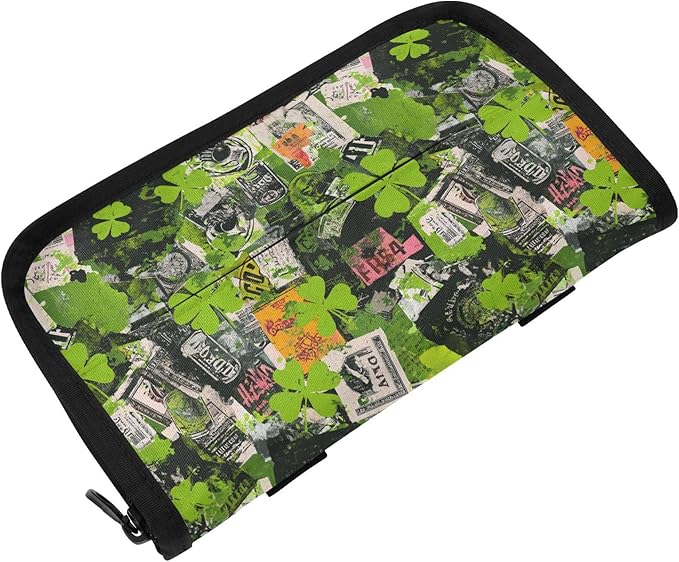 Car Tissue Holder Car Visor Organizer Tissue Box Holder for Car Sun Visor Organizer with Car Vehicle Accessories Essentials Interior for Women Men Black Collage Pieces St.Patrick