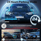 Mirror Dual Dash Camera,4K and 2.5K Dash Cam with Voice Control Rear View Mirror Camera and WiFi,GPS Dashcam for Cars with WD