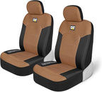 Cat® MeshFlex Automotive Seat Covers for Cars Trucks and SUVs (Set of 2) – Beige Car Seat Covers for Front Seats, Truck Seat 