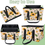 Reusable Grocery Bag, Foldable Large Shopping Tote Bag for Groceries Kitchen Picnic Car Trunk