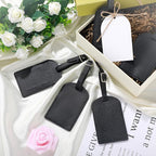 Amylove 48 Sets Leather Luggage Tags Bulk Wedding Favors Luggage Tags for Guests Bridal Gifts Wedding Bridal Shower Gift PU L