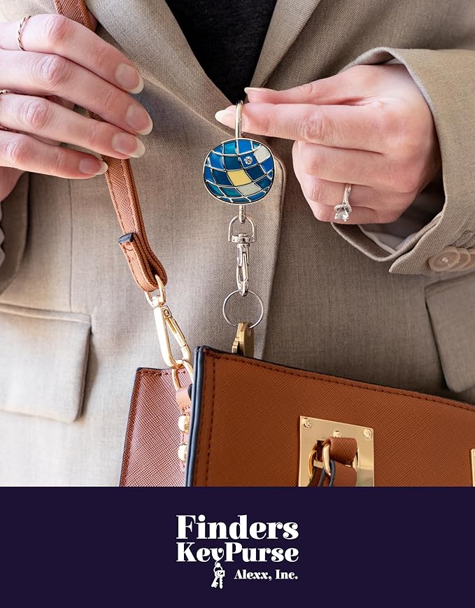 Women’s Bag Charm Key Finder, Car Keychain Hook, Cute Purse Organizer & Tote Bag Accessories, Gifts for Mom - Slim Pickings