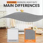 Criusia 3 Pack Sock Underwear Drawer Organizer Dividers, 64 Cell Fabric Foldable Dresser Organizer for Closet Organizers and 