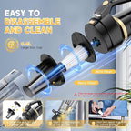 JONYJ Handheld Vacuum Cordless, 16000PA Strong Suction Hand Held Car Vacuum Cleaner, Portable Hand Vacuum Rechargeable with M