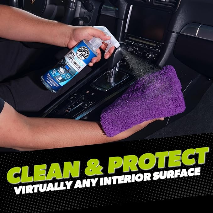 Chemical Guys Car Cleaning Kit - With Car Wash Soap, Wheel Cleaner, Total Interior, Car Wash Mitt - Interior and Exterior Was