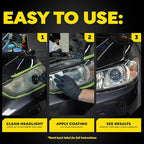 Meguiar's Heavy Duty Headlight Kit,This Headlight Restoration Kit Includes Headlight Cleaner, Ceramic Protection, Drill Backi