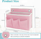 2-Pack Wall Hanging Organizer Bag/Hanging Baskets with Large Mesh Compartment & 3 Pockets，Over the Door Hanging Organizer Spa