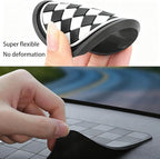 Car Interior Accessories Set – 2PCS Silicone Cup Holder Coasters & 1PCS Anti-Slip Dashboard Pad, Universal Non-Slip Rubber Ma