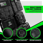 Tactical Car Seat Organizer – Military-Grade Storage for SUV, Truck, & Car – Heavy Duty Seat Organizer with Multiple Pockets & Car Accessories for Maximum Organization - Black