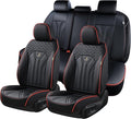 FLORICH Leather Seat Covers, Seat Covers Full Set, Car Seat Protectors 5 Seats, Automotive Seat Covers Fit for Most Cars Truc
