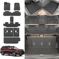 Floor Mats Compatible with 2019-2025 2026 Subaru Ascent Cargo Mat Liner TPE Back Seat Cover Protector 2023 Ascent Accessories (Fit 7&8 Seats, Trunk Mat+3rd Row Backrest Mats+Floor Mats)