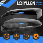 Driver Side Mirror Cover Replacement for Honda Civic 2016-2021, Insight 2019-2021 - Left Side Mirror Covers, Rear View Mirror Cap Carbon Fibre