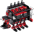 TRZZ Power Tool Organizer Wall Mount, 3-Layer Charging Station with 8 Outlets, 6 Drill Holders and Drill Bit Rack, Efficient 