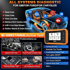 LAUNCH X431 Creader Elite 2.0 FGC OBD2 Scanner,ECU Code, Bi-Directional Scan Tool for Ford, for GM, for Chrysler,100+ Reset,