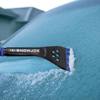Snow Joe 2 Pack 42" Multi-Purpose Ice Scraper and Extendable Snow Brush for Cars with Foam Grip and 360-Degree Pivoting Brush Head, SJEG-SB42SHX2
