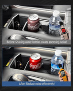 Cup Holder Inserts for Toyota Grand Highlander Accessories 2026 2025 2024, Non-Slip TPE Center Console Protector Organizer to Prevent Spills & Scratches for 2025 2026 Grand Highlander Hybrid