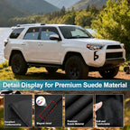 ZATOOTO Car Window Shades Custom Fit for Toyota 4Runner 2017-2024 4-Pack Car Window Covers with 100% UV Protection and Total Blackout Privacy Heat Insulation for Family Travel Baby and Pet Safety