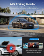 KAWA Dash Cam 2K, WiFi Dash Camera for Cars 1440P with Hand-Free Voice Control, Night Vision, Mini Hidden Dashcam Front, Emer