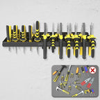 UNITEDPOWER Pliers Holder, Wall Mount Storage Rack Organizer for Workshop, Shed, Garage, Home, Stores up to 12 Pliers or Smal