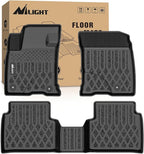 Nilight TPE Floor Mats for Lincoln Corsair (Gas Model) 2020 2021 2022 2023 2024 2025 All Weather Custom Fit Heavy Duty Floor Liners