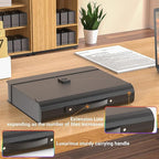 25 Pockets Expanding File Folders,Accordion File Organizer,Portable Filing Box with Plastic Handle,Expandable File Folder,Mon