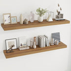 Dreamland 55 Inches Floating Shelves for Wall, 9.8" Deep Long Floating Shelves Set of 2, Large Display & Storage Shelf, Wall 