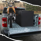 Mockins 40 CuFt XXL Trailer Hitch Cargo Carrier Bag | 70"x30"x33" Waterproof Cargo Bag for Hitch Carrier | All-Weather Abrasion-Resistant Vinyl Vehicle Soft-Shell Carriers w/Straps, Lock & Carry Bag