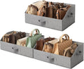GRANNY SAYS Storage Bins for Closet, Trapezoid Storage Bins with Handles, Closet Storage Bins, Decorative Storage Boxes for O