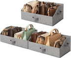 GRANNY SAYS Storage Bins for Closet, Trapezoid Storage Bins with Handles, Closet Storage Bins, Decorative Storage Boxes for O
