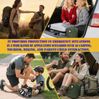 First Aid Kit EMT Medical IFAK Pouch, Molle Tactical Med Emergency Trauma Bag for Camping Home Car Hiking Hunting (Olive Drab