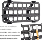 TACNEX Vehicle Rigid MOLLE Panel for Car Visor Organizer EDC Pouch Tool Holster Bag Holder Tactical Gear Rack Truck Equipment Mount Plate Modular Storage Shelf Auto Interior Accessories