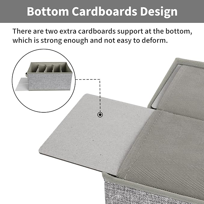 GRANNY SAYS Pants Organizer for Closet, Drawer Organizers for Clothing, Wardrobe Clothes Organizers with Divider, Clothes Org