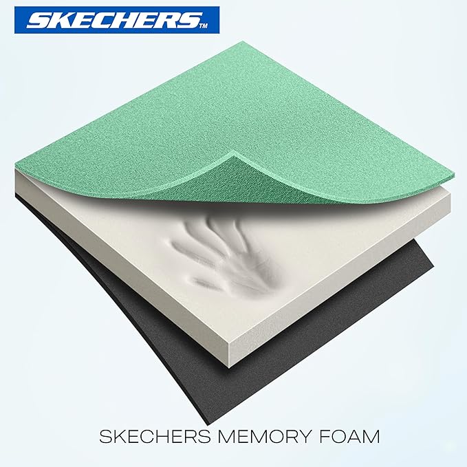 Skechers Memory Foam Steering Wheel Cover, Car Steering Wheel Cover,14.5-15inch Anti-Slip Safety Comfortable Desgin, Universa