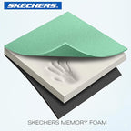 Skechers Memory Foam Steering Wheel Cover, Car Steering Wheel Cover,14.5-15inch Anti-Slip Safety Comfortable Desgin, Universa