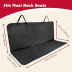Lusso Gear Car Seat Protector for Baby Car Seat (Bench Seat Cover) - Waterproof - Thick Padding - Protects Fabric or Leather 