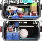 Car Trunk Organizer - Large Collapsible Storage Box with Adjustable Compartments - Heavy-Duty Cargo Organizer for SUV, Truck &