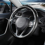 Fit for Toyota Steering Wheel Cover, Car Steering Wheel Cover for Toyota Corolla(2020-2026) Rav4(2019-2025) Camry(2018-2024) Venza(2021-2024) Avalon(2019-2022) Accessories (Matte Black)